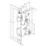 Fechadura 803/21 Externa Larga Espelho Inox Stam R1232 - 2