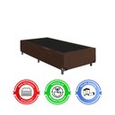 Ver imagem 5 de Cama Box Solteiro + Colchão D33 One Face - Suede Marrom