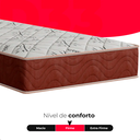 Ver imagem 4 de Cama Box Solteiro + Colchão D33 One Face - Suede Marrom
