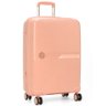 Mala de Viagem Pequena de Mão Padrão Bordo (10kg) em Polipropileno com Rodas Duplas 360º e - Salmão - 2