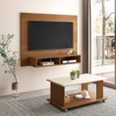 Ver imagem 1 de Sala de Estar Completa com Mesa de Centro e Painel Flash