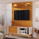 Ver imagem 3 de Rack Bancada Aruba com Painel Avant 55 Polegadas:off White Cedro