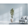 Planta Árvore Artificial Bambu 2,11m Com Vaso Areia 44 - 2