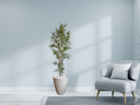 Ver imagem 2 de Planta Árvore Artificial Bambu 2,11m Com Vaso Areia 44