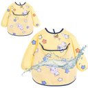 Ver imagem 4 de Babador Manga Longa Blw Proteção Dupla Impermeável Coelhinho