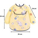 Ver imagem 3 de Babador Manga Longa Blw Proteção Dupla Impermeável Coelhinho