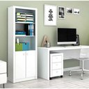 Ver imagem 2 de Armário Para Escritório Me4110 Branco Tecno Mobili Branco