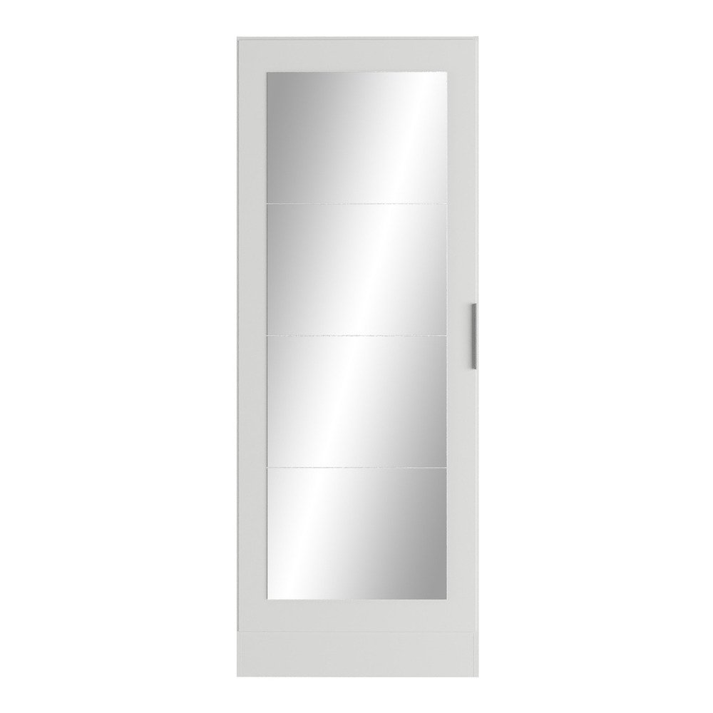 Sapateira 1 Porta com Espelho Jade Multimóveis Branca - 6