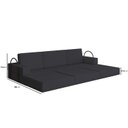 Ver imagem 7 de Sofá Cama À Vácuo 3 Lugares Linha Modular Flip Magic Yescasa