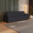 Ver imagem 1 de Sofá Cama À Vácuo 3 Lugares Linha Modular Flip Magic Yescasa