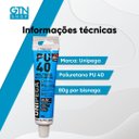 Ver imagem 5 de Kit 6 Adesivos Selante Pu 40 Bisnaga Plástica Unipega Branco 80g/50ml