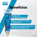 Ver imagem 2 de Kit 6 Adesivos Selante Pu 40 Bisnaga Plástica Unipega Branco 80g/50ml