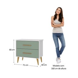 Mesa de Cabeceira Infantil Arco-íris Espresso Móveis - 3