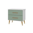 Ver imagem 2 de Mesa de Cabeceira Infantil Arco-Íris Espresso Móveis Verde/Branco