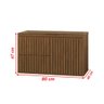 Gabinete para Banheiro 80 cm Sem Cuba Ripado 80 - 5