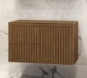 Ver imagem 2 de Gabinete para Banheiro 80 cm Sem Cuba Ripado 80