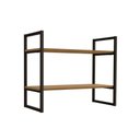 Ver imagem 3 de Nicho Mini Estante com 2 Prateleiras 72cm Estilo Industrial Kappesberg Industrial