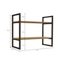 Ver imagem 2 de Nicho Mini Estante com 2 Prateleiras 72cm Estilo Industrial Li008 Kappesberg Industrial