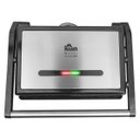 Ver imagem 1 de Grill Panini Inox 220 Volts 1200 Watts Preto - 24500 - Kian