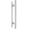 Puxador Duplo Tubular 1.1/4 Inox 304 - Escovado Loja da Indústria 1200mm x 900mm - 1