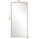 Ver imagem 3 de Espelho Decorativo Retangular 150x61cm Ananda CabeCasa MadeiraOriginals