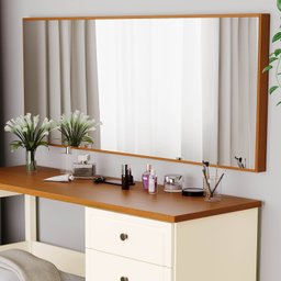 Espelho Decorativo Retangular 150x61cm Ananda Cabecasa Madeiramadeira - 2