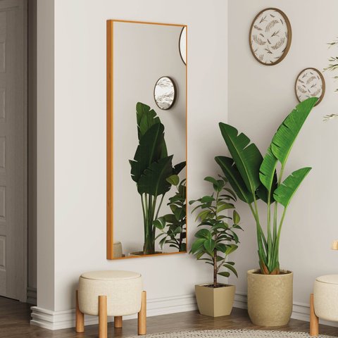 Espelho Decorativo Retangular 150x61cm Ananda CabeCasa MadeiraOriginals