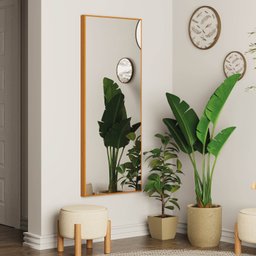 Espelho Decorativo Retangular 150x61cm Ananda Cabecasa Madeiramadeira - 1