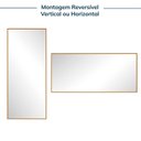 Ver imagem 5 de Espelho Decorativo Retangular 150x61cm Ananda CabeCasa MadeiraOriginals Marrom/Mel