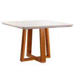 Sala de Jantar Moderna com 4 Cadeiras 1,20x0,90m - Hera Ciber - Requinte Salas - 2