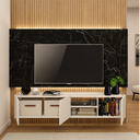Ver imagem 5 de Rack Moscou Suspenso 136cm Branco TV até 55" Byhouse