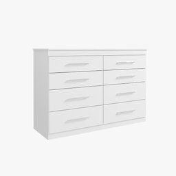 Cômoda Quarto Casal Branca Gênova Batrol - 2