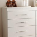 Ver imagem 3 de Cômoda Quarto Casal Branca Gênova Batrol