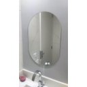 Ver imagem 5 de Espelho Oval Decorativo 80x50cm Vidro Lapidado para Banheiro Sala Quarto