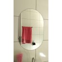 Ver imagem 6 de Espelho Oval Decorativo 80x50cm Vidro Lapidado para Banheiro Sala Quarto