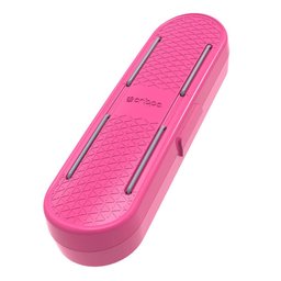 Estojo Porta Escovas de Dente Creme Dental Rosa Portátil Crippa Mala Viagem Bolsa - 1