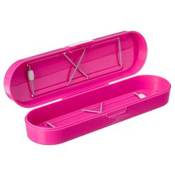 Estojo Porta Escovas de Dente Creme Dental Rosa Portátil Crippa Mala Viagem Bolsa - 3