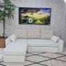 Sofá Cama Provence com Chaise Longue Baú - 1
