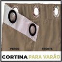 Ver imagem 5 de cortina p apartamento Celina corta luz 8,00 x 2,30 bege