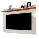 Ver imagem 2 de Painel Suspenso Flutuante Home Tv até 72 Polegadas Prateleira Superior Vivare New 1.80:off White/fre