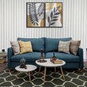 Ver imagem 1 de Painel Decorativo Ripado de Pvc Barra de 270cm Azn - Branco