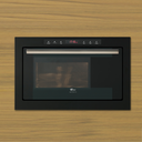 Ver imagem 2 de Forno Micro-ondas de Embutir 25l com Dourador Preto Fischer 220v