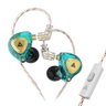 Fone Ouvido Qkz Zx3 Gamer Dj In Ear Retorno Palco Cabo - 2