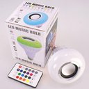 Ver imagem 1 de Lâmpada Led 12w E27 Rgb Colorida com Caixa de Som