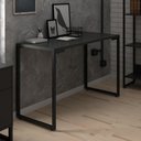 Ver imagem 5 de Kit 2 Mesas Escrivaninha 120cm Industrial Preto Mpozenato