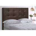 Ver imagem 5 de Cabeceira Estofada Cama Box Queen 160 cm Suede Marrom