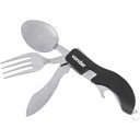 Ver imagem 1 de Canivete Multiuso em Aço Inox com Talheres 4 em 1 Vonder