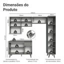 Ver imagem 4 de Armário de Cozinha Completa 240 Cm Nice Madesa 08