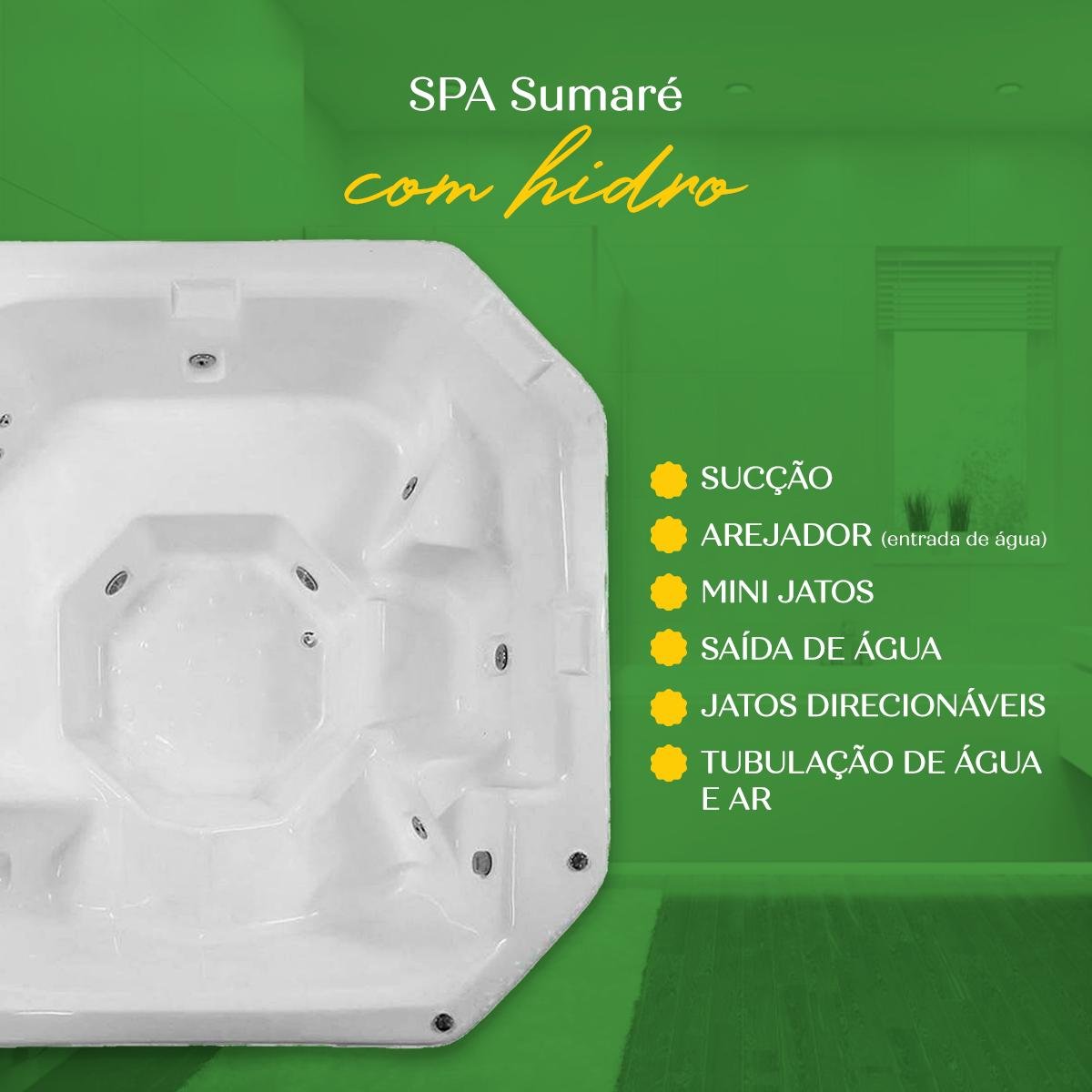 Spa Quadrado Sumaré com Hidro - 5