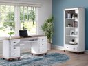 Ver imagem 2 de Escrivaninha Linz 6 Gavetas 80 X 176 X 50 Cm (a X L X P)